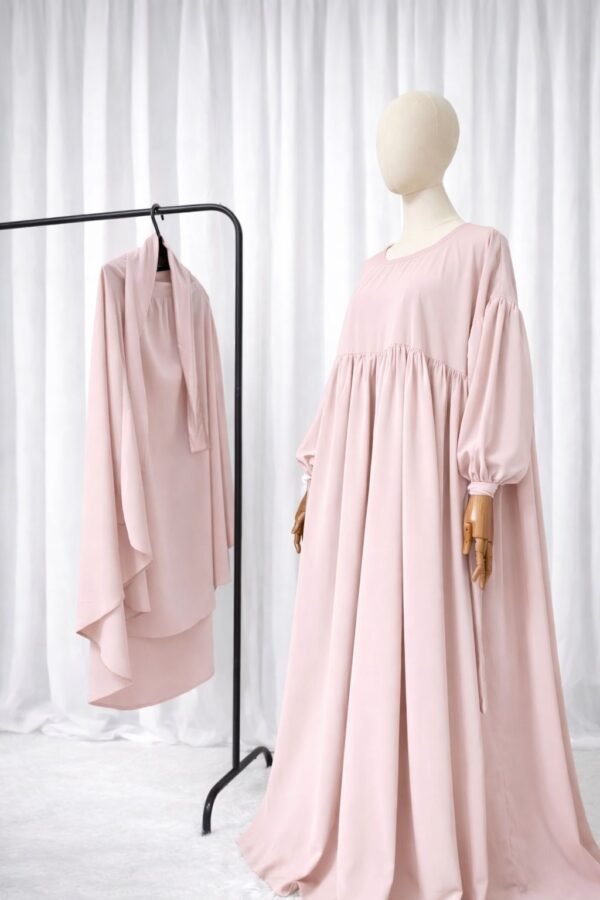 Set Hijab & Khimar – Medine Ipek Elegance