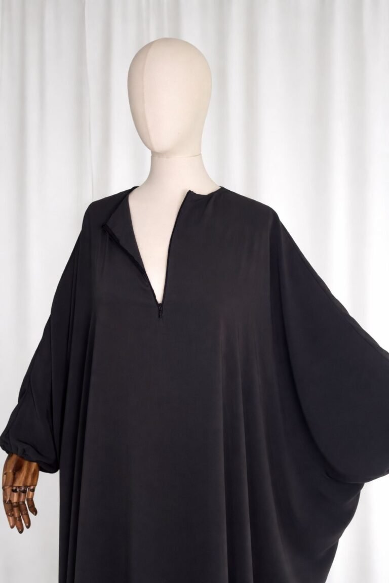 Abaya e gjer me patent