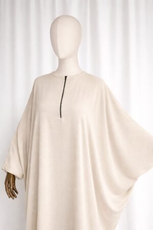 Abaya e gjer me patent aerobin